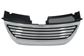 Grila centrala compatibil cu VW Passat B6 2005-2010, Crom, fara PDC - Img 5