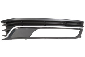 Grila laterala de protectie compatibila cu VW Passat B7 2010-2014, montare partea DREAPTA fata, culoare negru cu crom