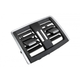 Grila Ventilatie Centrala Spate BMW 3 F30 F31 2011-, Seria 3GT F34 2012-, Seria 4 Grand Coupe F36 2014- spate, negru cu argintiu