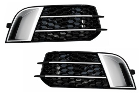 Grile Laterale compatibil cu AUDI A1 2010-> Negre