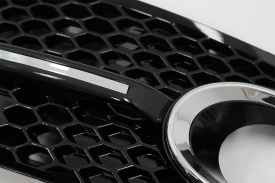 Grile Laterale compatibil cu Audi Q5 SUV 8R 2008-2011 RS Design Negru Lucios&Chrome - Img 8