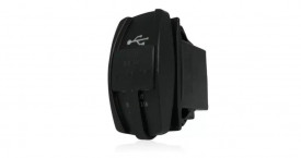 Incarcator dublu USB 3.1A , cu led albastru, Universal - Img 5