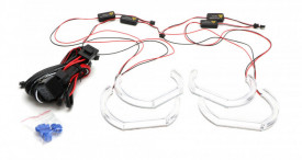 Kit Angel Eyes SMD DTM C SHAPE compatibil cu BMW seria 3 F30, F36 2011-2018 - Img 3