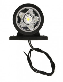 Lampa de gabarit, lumina de clarificare, Dreapta/Stanga, LED, Alb/Rosu, 12-24V, WAS Polonia 883 W56STAR - Img 2