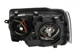 Lampa frontala Dreapta H15/H7, electric, cu motor, culoare negru compatibil VW MULTIVAN V, TRANSPORTER V 2010-2014 - Img 2