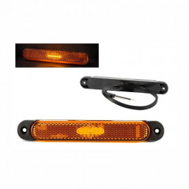Lampa gabarit LED, galbena, 12-36V, cu catadioptru, FT-065 Z Fristom - Img 3