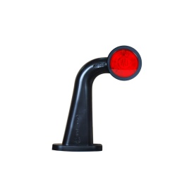Lampa gabarit, Lumina de clarificare, Dreapta LED, Alb/Rosu, 12-24V WAS Polonia 499BCP W21.5W - Img 4