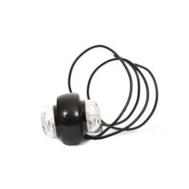 Lampa gabarit, Lumina de clarificare, Dreapta/Stanga, LED, alb/rosu, 12-24V, WAS Polonia 125 W23 - Img 7