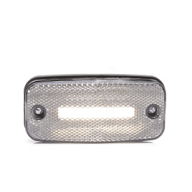 Lampa gabarit, Lumina de clarificare, LED neon, Alb, 12-24V, WAS Polonia 1136 W157 - Img 2