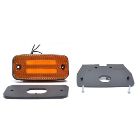 Lampa gabarit, Lumina de clarificare, LED neon, Portocaliu, 12-24V, WAS Polonia 1138 W158 - Img 5