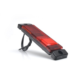 Lampa gabarit, Lumina de clarificare, LED neon, Rosu, 12-24V, WAS Polonia 1236 W45NS - Img 4