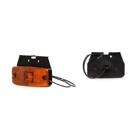Lampa Lumina clarificare Dreapta sau Stanga, LED, Portocaliu, 12-24V, cu suport, WAS Polonia 223Z W46 - Img 4