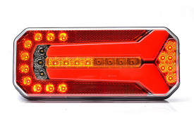 Lampa spate LED, semnalizare dinamica, 236x104, 6 functii, cu ceata, stanga/dreapta, Was