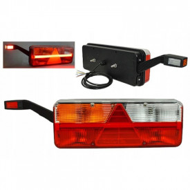 Lampa stop, 6 functii, dreapta, Kingpoint FT-500-235, pozitie LED neon si lampa gabarit FT-145, Fristom - Img 4