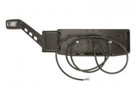 Lampa stop spate dreapta cu lampa gabarit, pozitie LED neon, 6 functii, 12/24V, cu cabluri, WAS - Img 2