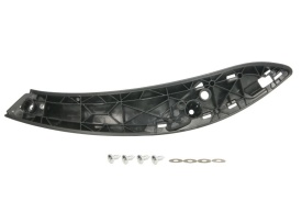 Maner plastic interior negru stanga spate compatibil BMW seria 3 F30 F31 2012- 2018 - Img 2