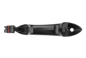 Maner usa compatibil BMW Seria 5 F10 F11 2009-2015 Seria 5 F07 2009-2017 Seria 7 F01 F02 F03 F04 2008-2015, Stanga Fata, pentru masini cu functie Keyless Entry Go si iluminare, culoare negru - Img 2