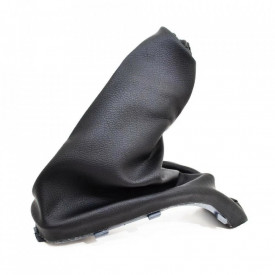 Manson frana de mana imitatie de piele neagra OPEL ASTRA H 2004-2011 - Img 3