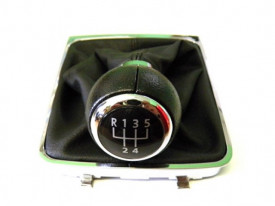 Manson schimbator cu nuca imbracata in piele compatibil cu Vw Passat 3C B6 2005-2010, 5 trepte