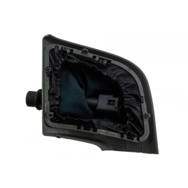 Manson schimbator viteze cu rama compatibil Citroen Jumper 2006-2023, piele ecologica, negru - Img 3