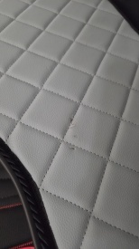 Masa bord camion cu led compatibil cu DAF XF106 2014->, Piele ecologica gri, Deterioarat - Img 3
