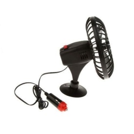 Mini Ventilator MJ40A pentru masini, microbuze și rulote, 12V, 24V, culoare negru - Img 2