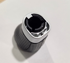Nuca schimbator compatibil BMW seria 1 E87, seria 3 E90 E91, piele perforata, 6 viteze - Img 3