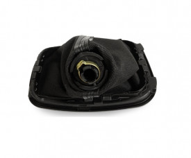 Nuca schimbator cu manson Vw Bora 1998-2005, Golf 4 1998-2006, cu 5 trepte Imitatie de piele, 12 mm, rama neagra - Img 3