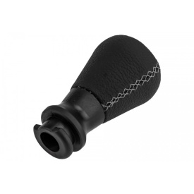 Nuca schimbator de viteze compatibil cu Citroen Berlingo 2008-2018, C2 2003-2012, C3 2002-2016, C4 2004-2011, C4 Picasso 2006-2013, C5 2001-2014, C8 2002-2014, 5 trepte, culoare negru cu crom cusatura albastra - Img 3