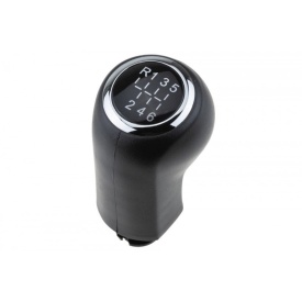 Nuca schimbator de viteze compatibil cu Opel Astra H 2004-2010, 6 trepte, culoare negru cu crom