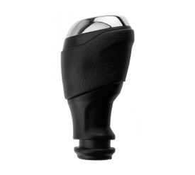 Nuca schimbator de viteze compatibil cu Renault Clio 4 IV 2012-2021, 5 trepte, culoare negru cu crom - Img 2