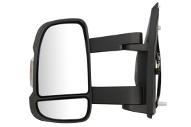 Oglinda retovizoare completa, (electric, convexa, incalzita, crom, lung) parte montare STANGA compatibil cu CITROEN JUMPER / BOXER / DUCATO 2014->