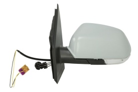 Oglinda retovizoare completa, (mecanic, asferice, captuseala) parte montare STANGA compatibil cu VW POLO 2005-2009 - Img 2