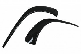 Ornamente bara fata flapsuri compatibil cu Mercedes CLA C118 X118 2019-> Negru Lucios - Img 4