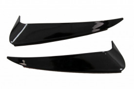 Ornamente bara Spate flapsuri compatibil cu Mercedes C Class W205 2014-2020 Negru Lucios - Img 3