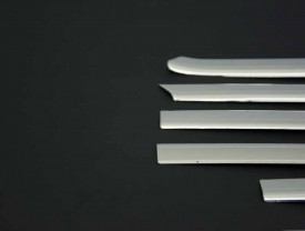 Ornamente inox geamuri VW T5 2003-2015, set 6 piese, caroserie scurta - Img 2