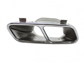 Ornamente pentru sistemul de evacuare compatibil cu Mercedes A-Class W176 2012-2018 CLA W117 C117 2012-2018 A45 CLA45 Design - Img 7