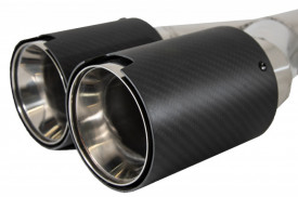Ornamente toba Sistem de evacuare Carbon Fiber Finisaj Mat 6cm 2.36inch - Img 6
