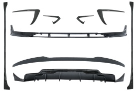 Pachet Exterior Aerodinamic compatibil cu Tesla Model 3 2017-> Carbon Look