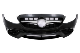 Pachet Exterior compatibil cu Mercedes E-Class W213 2016-2019 E63 Design cu Difuzor si Ornamente Tobe Crom - Img 7