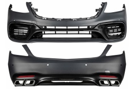 Pachet Exterior compatibil cu Mercedes S-Class W222 Facelift 2013-2017 S63 Design