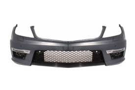 Pachet Exterior compatibil Mercedes C-Class W204 2011-2015 Facelift C63 Design - Img 2