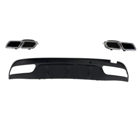 Pachet Exterior compatibil MERCEDES C-Class W205 Sedan 2014-2018 AMG Design - Img 12