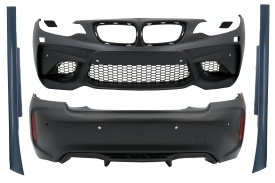 Pachet Exterior Complet compatibil cu BMW Seria 2 F22 F23 Coupe Cabrio 2014-2017 M2 Design