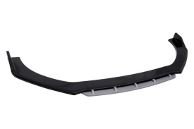Pachet exterior Prelungire bara fata Megane Design, negru lucios cu buza gri, 4 piese, lungime 180 cm si Difuzor auto de bara universal culoare Negru Lucios - Img 5
