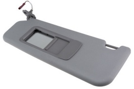 Parasolar auto compatibil cu BMW Seria 3 E90 E91 2004-, X1 E84 2009-, partea stanga, culoare gri