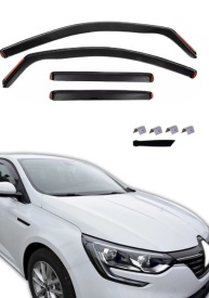 Paravanturi auto compatibile cu Renault Megane IV 2016-2021 Hatchback fata-spate - Img 7