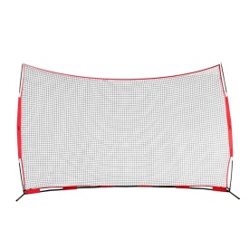 Plasa de protectie VEVOR Barricade Backstop, plasa de bariera pentru sporturi cu minge de 4,8 x 3 m, echipament portabil de antrenament cu geanta de transport, protectie pentru antrenament de baseball, softball, lacrosse, fotbal, hochei, pentru curte - Img 12