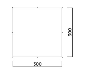 Prelata pentru umbrire 3x3 m, Easy Camp Norddal Tarp 3 x 3 m - Img 9