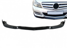 Prelungire Bara Fata compatibil cu Mercedes C-Class W204 Sport Line Facelift (2011-2015) Negru Lucios - Img 3